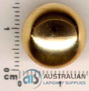 2BE 15MM RD. GOLD METALIZED PLASTIC BEAD