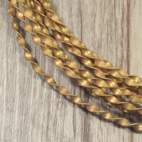 2.9mm SOLID TWISTED BRASS WIRE price per 5 METRE COILS