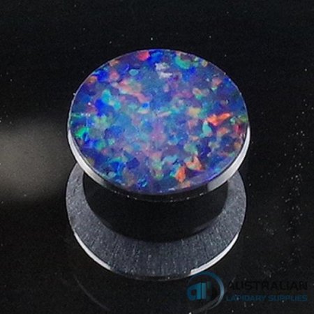 X21 8mm Round Genuine Opal Doublet Grade B