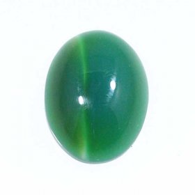 X23 8x6 Oval Cabochon DYED GREEN AGATE