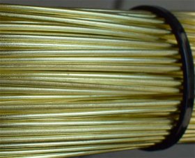 1.42mm or 15G AWG or 17G SWG SOLID BRASS WIRE in 10 METRE COILS